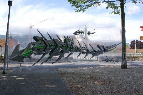 Platz da Foliengraffiti 2016 Solothurn